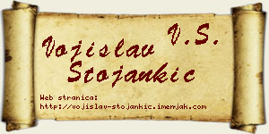 Vojislav Stojankić vizit kartica